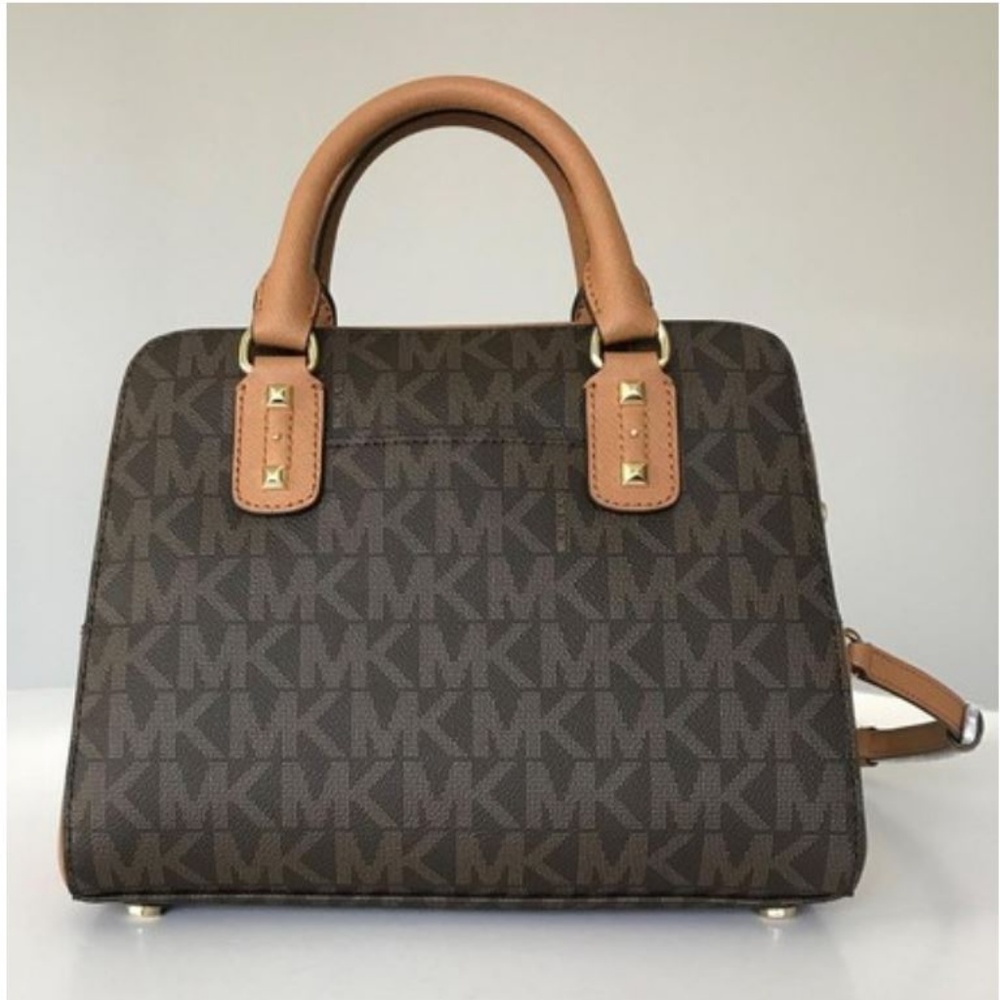 NWT MICHAEL KORS Studded Satchel/Crossbody Bag - Picture 6 of 8